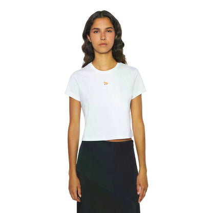 MAISON KITSUNE WOMEN'S BABY FOX BABY TEE-SHIRT-WHITE