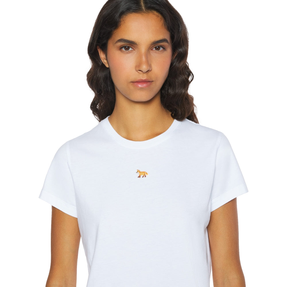 MAISON KITSUNE WOMEN'S BABY FOX BABY TEE-SHIRT-WHITE