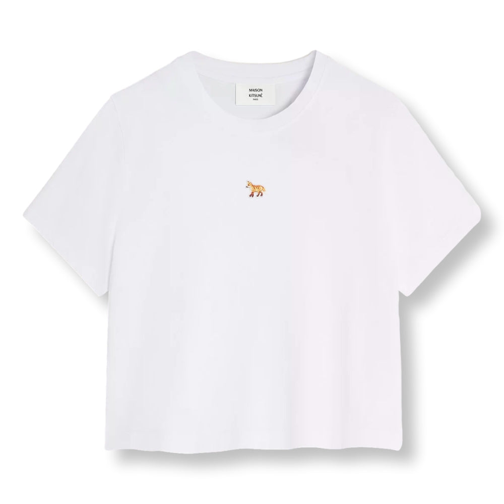 MAISON KITSUNE WOMEN'S BABY FOX BABY TEE-SHIRT-WHITE