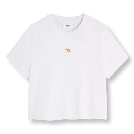 MAISON KITSUNE WOMEN'S BABY FOX BABY TEE-SHIRT-WHITE