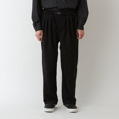 WHITE MOUNTAINEERING × GRAMICCI CORDUROY 3 TUCK PANTS-BLACK