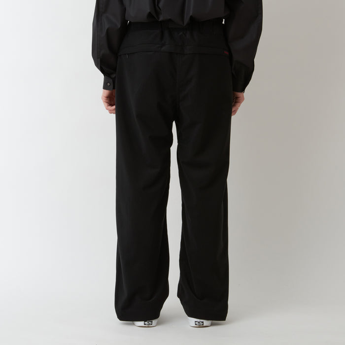 WHITE MOUNTAINEERING × GRAMICCI CORDUROY 3 TUCK PANTS-BLACK