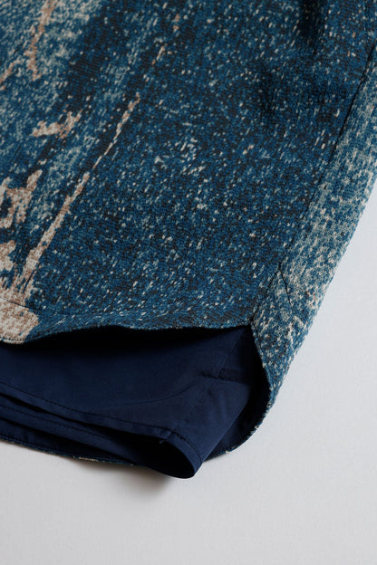 FUNDAMENTAL x MEANSWHILE BORO SHORT PANTS-BORDO