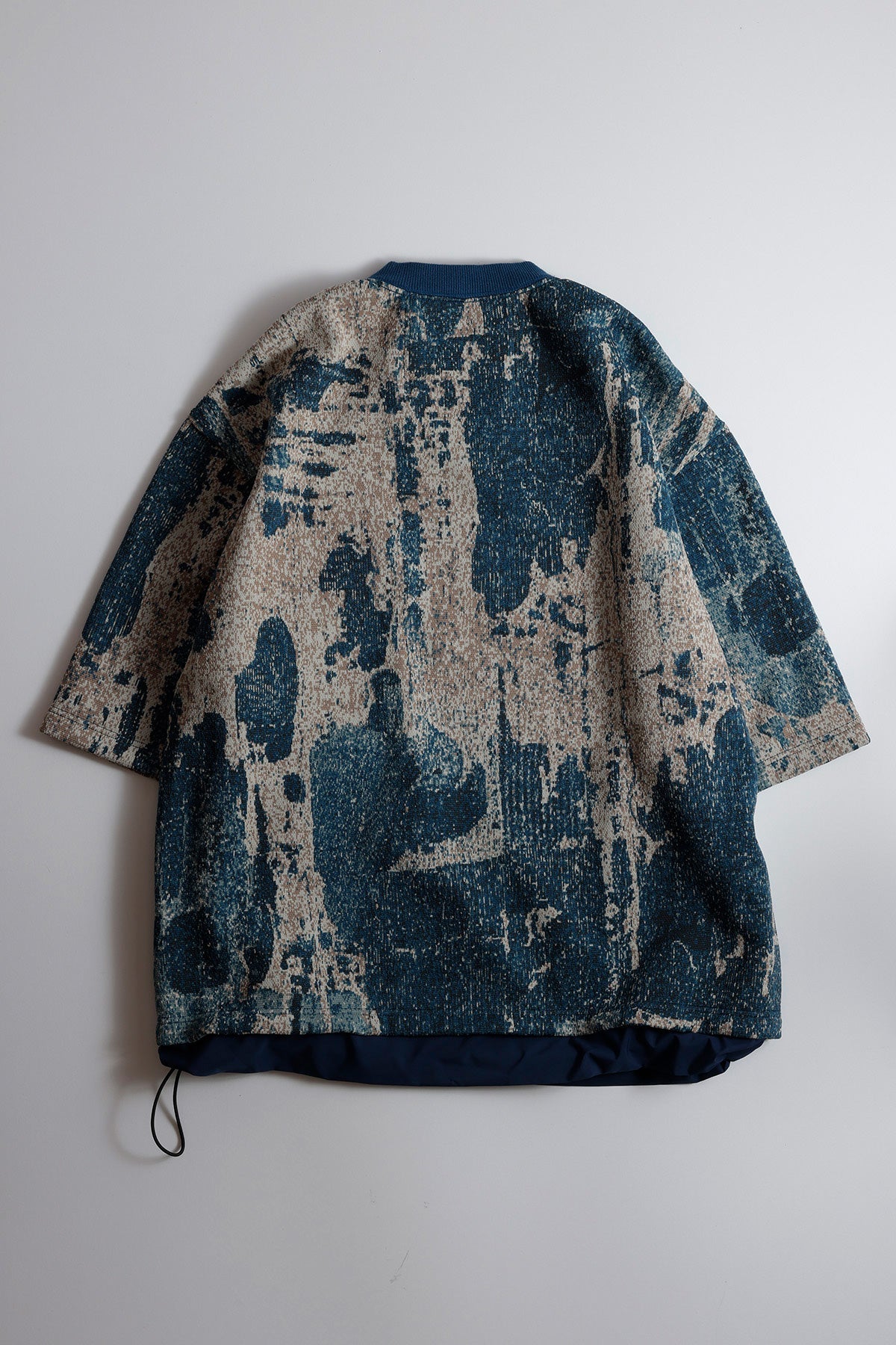 FUNDAMENTAL x MEANSWHILE BORO S/S SHIRT-BORDO