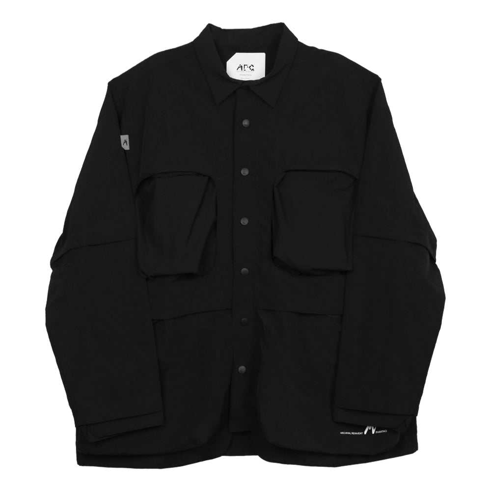 ARCHIVAL REINVENT x PHANTACI HIDDEN SHIRT-BLACK