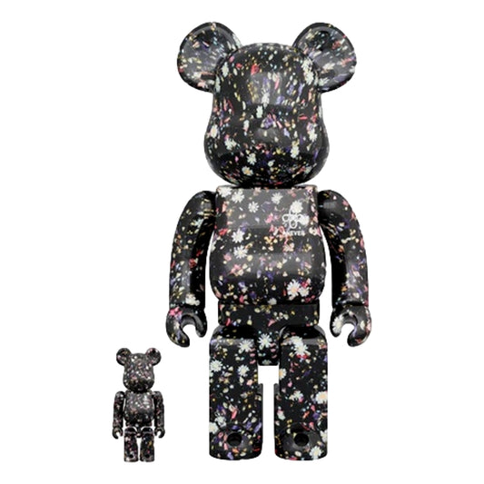 BE@RBRICK 100% & 400% ANEVER BLACK