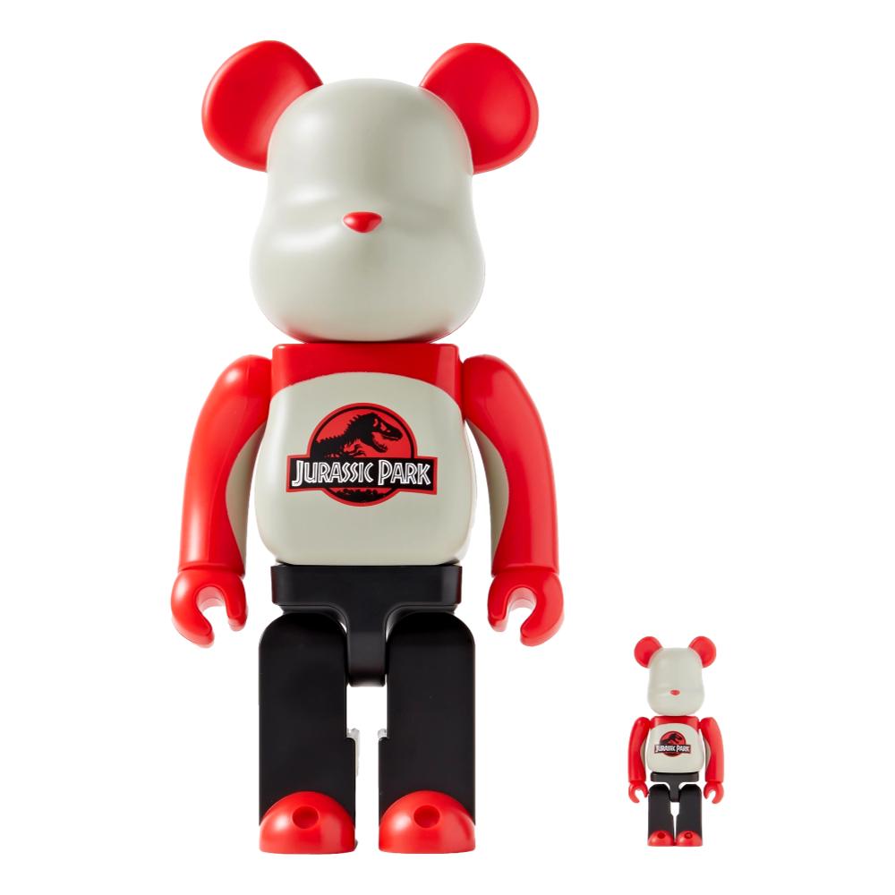 BE@RBRICK 100% & 400% JURASSIC PARK