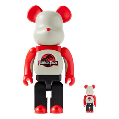 BE@RBRICK 100% & 400% JURASSIC PARK