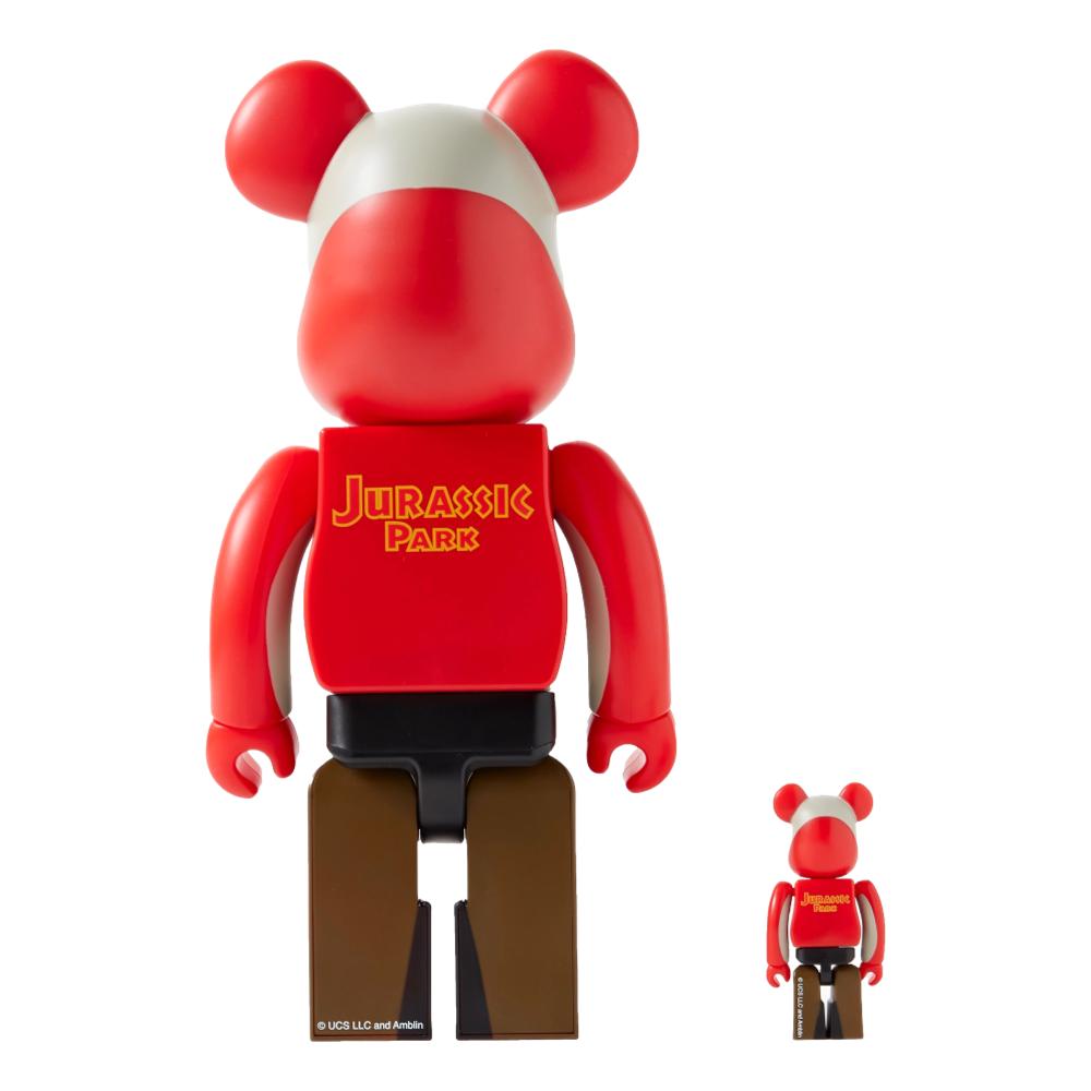 BE@RBRICK 100% & 400% JURASSIC PARK