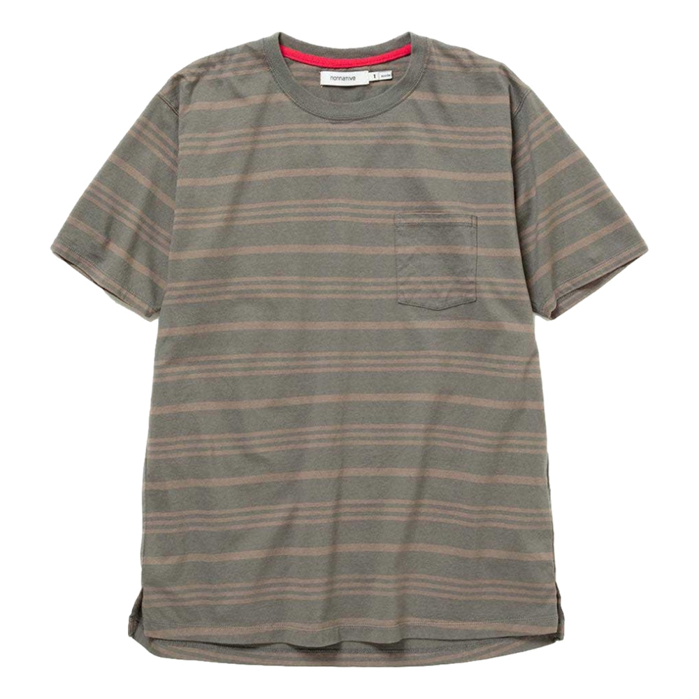 DWELLER S/S TEE COTTON JERSEY BORDER