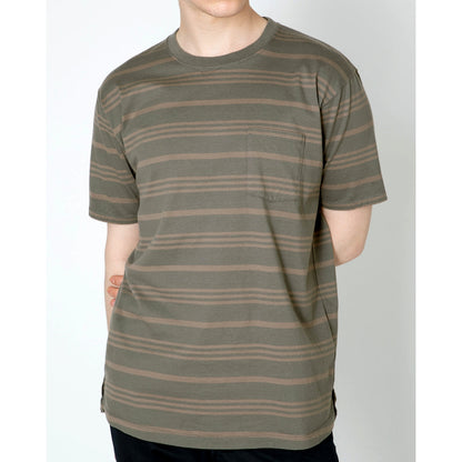 DWELLER S/S TEE COTTON JERSEY BORDER