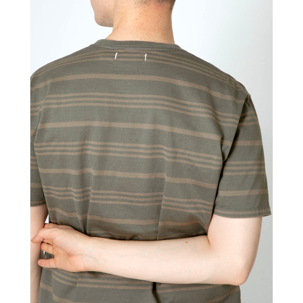 DWELLER S/S TEE COTTON JERSEY BORDER