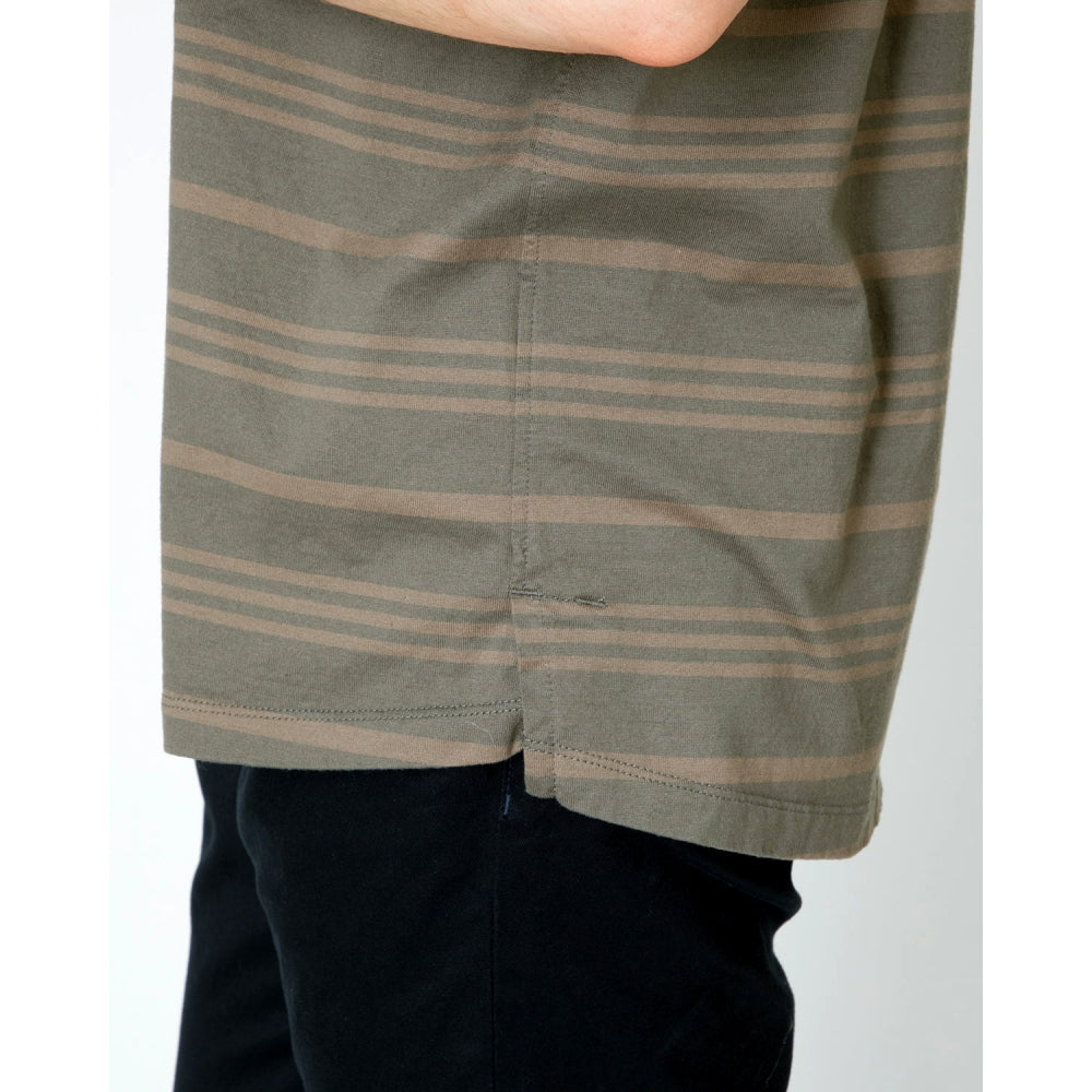 DWELLER S/S TEE COTTON JERSEY BORDER