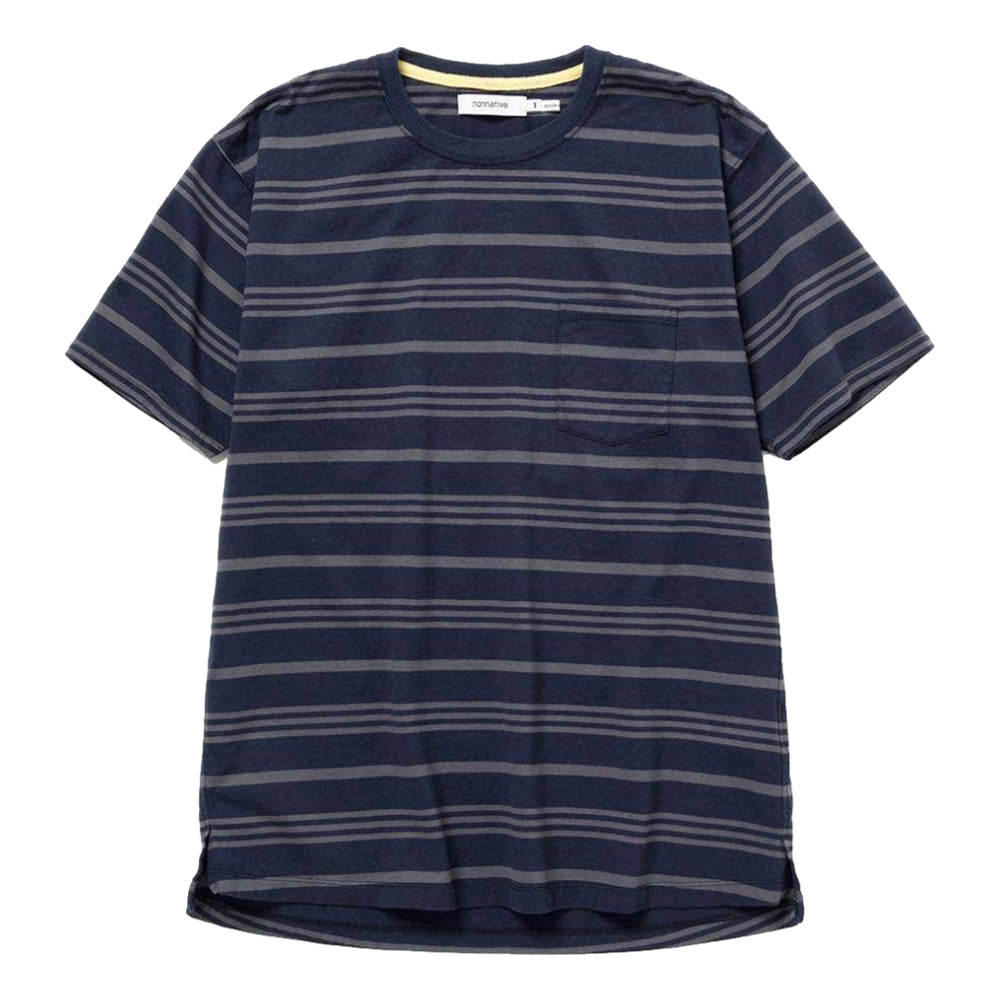 DWELLER S/S TEE COTTON JERSEY BORDER