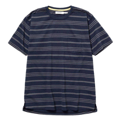 DWELLER S/S TEE COTTON JERSEY BORDER