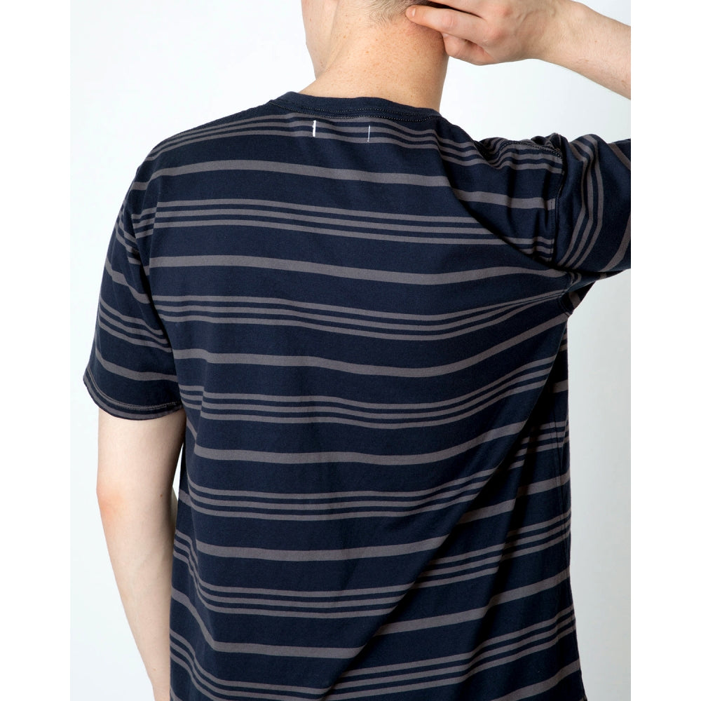 DWELLER S/S TEE COTTON JERSEY BORDER