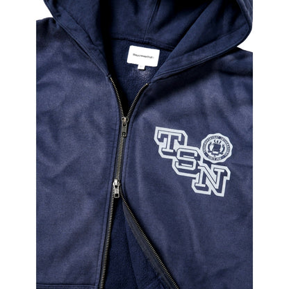 FADED ZIP UP HOODIE