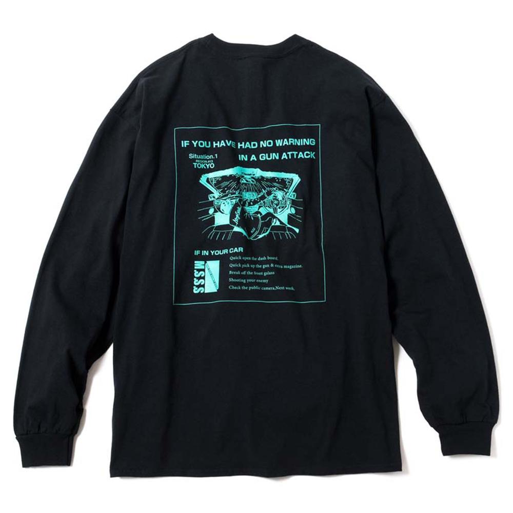 Magicstick Gun Attack Ls Tee - Black