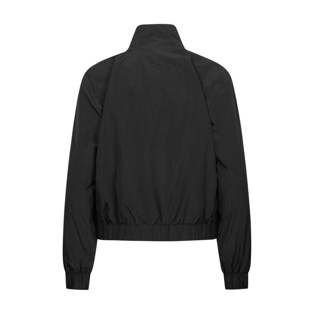 TRACK TOP - BLACK NYLON