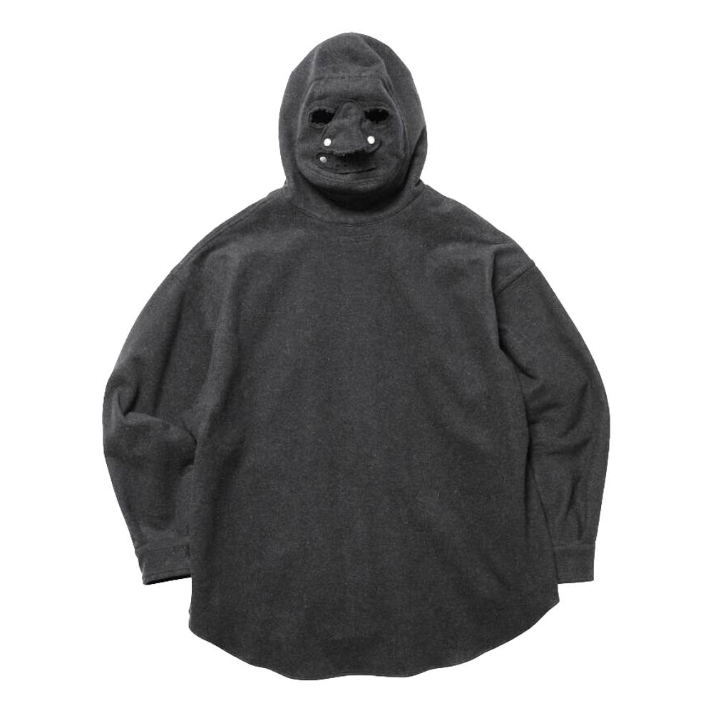 MASK HOOD SHIRT-MELTON