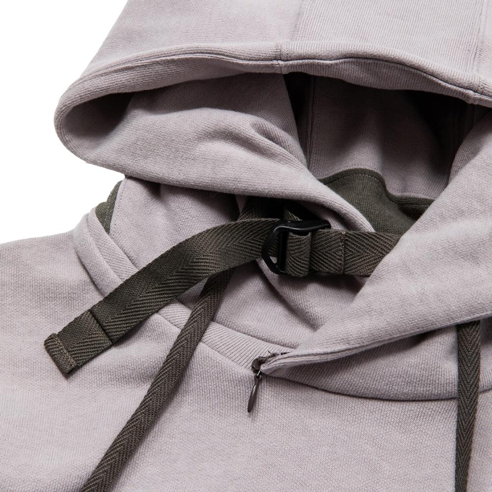 OPEN HOODED SWEAT SH