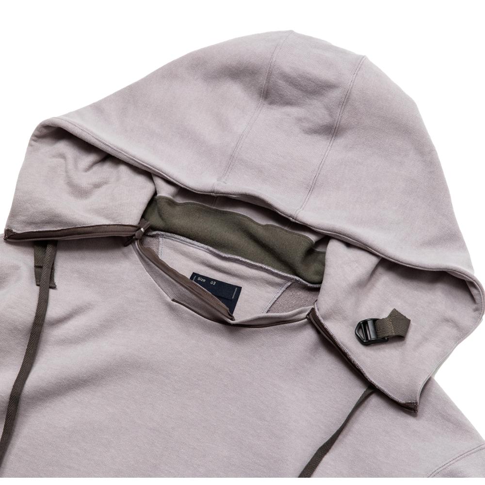 OPEN HOODED SWEAT SH