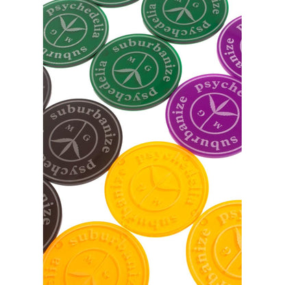 SUBURBANIZE PSYCHEDELIA BONG COASTER (4 PACK)
