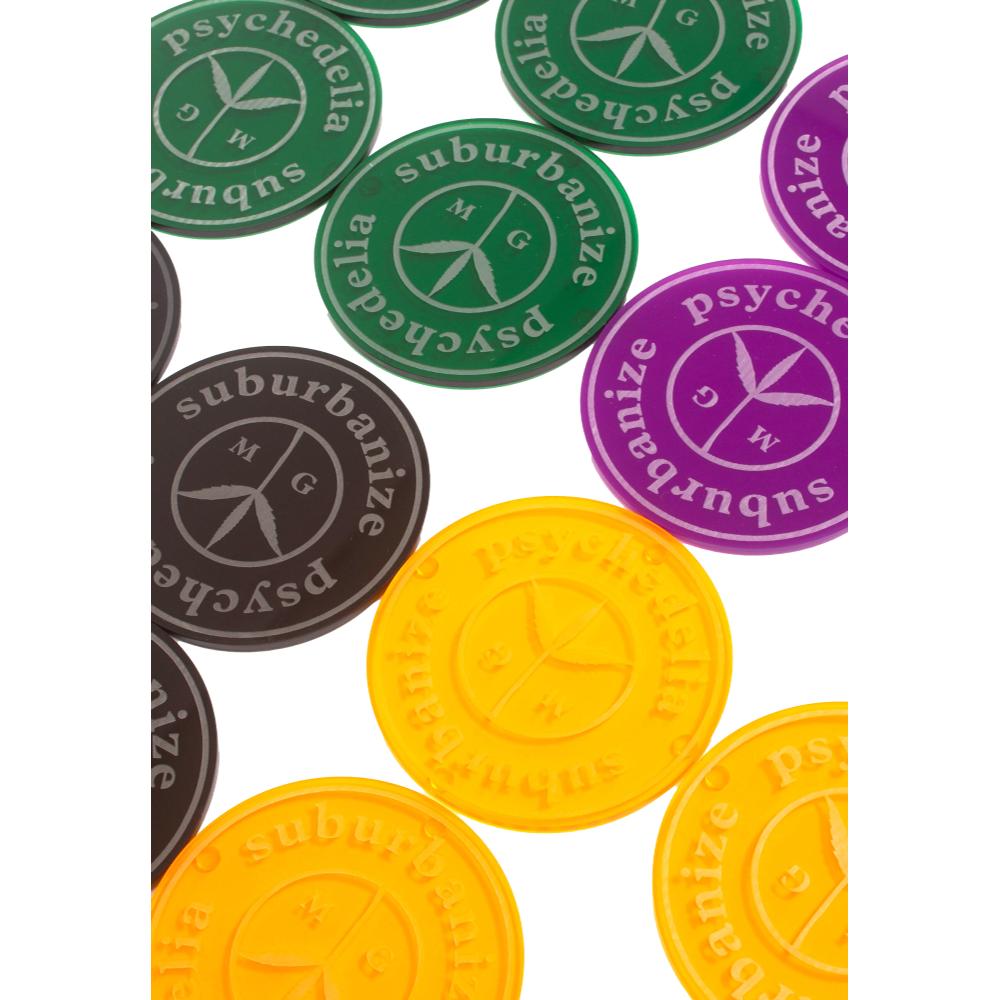 SUBURBANIZE PSYCHEDELIA BONG COASTER (4 PACK)