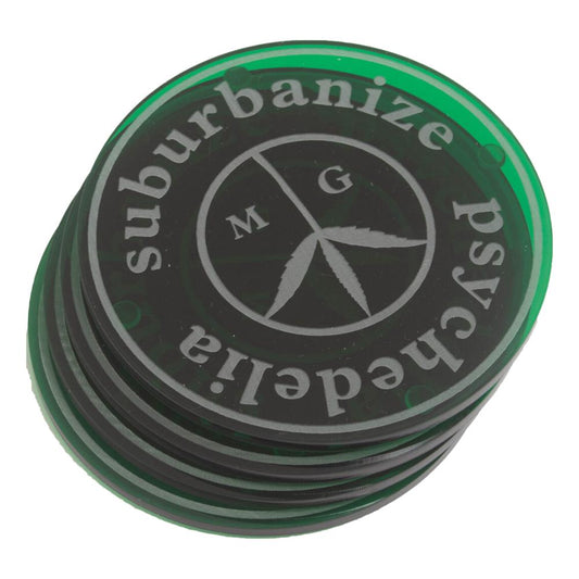 SUBURBANIZE PSYCHEDELIA BONG COASTER (4 PACK)