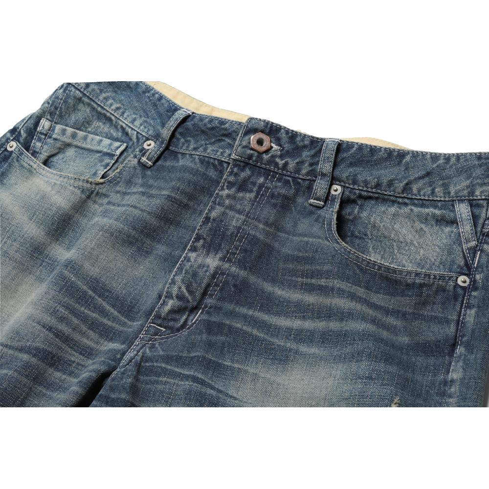 TWIST 6POCKETS DENIM-DAMAGE