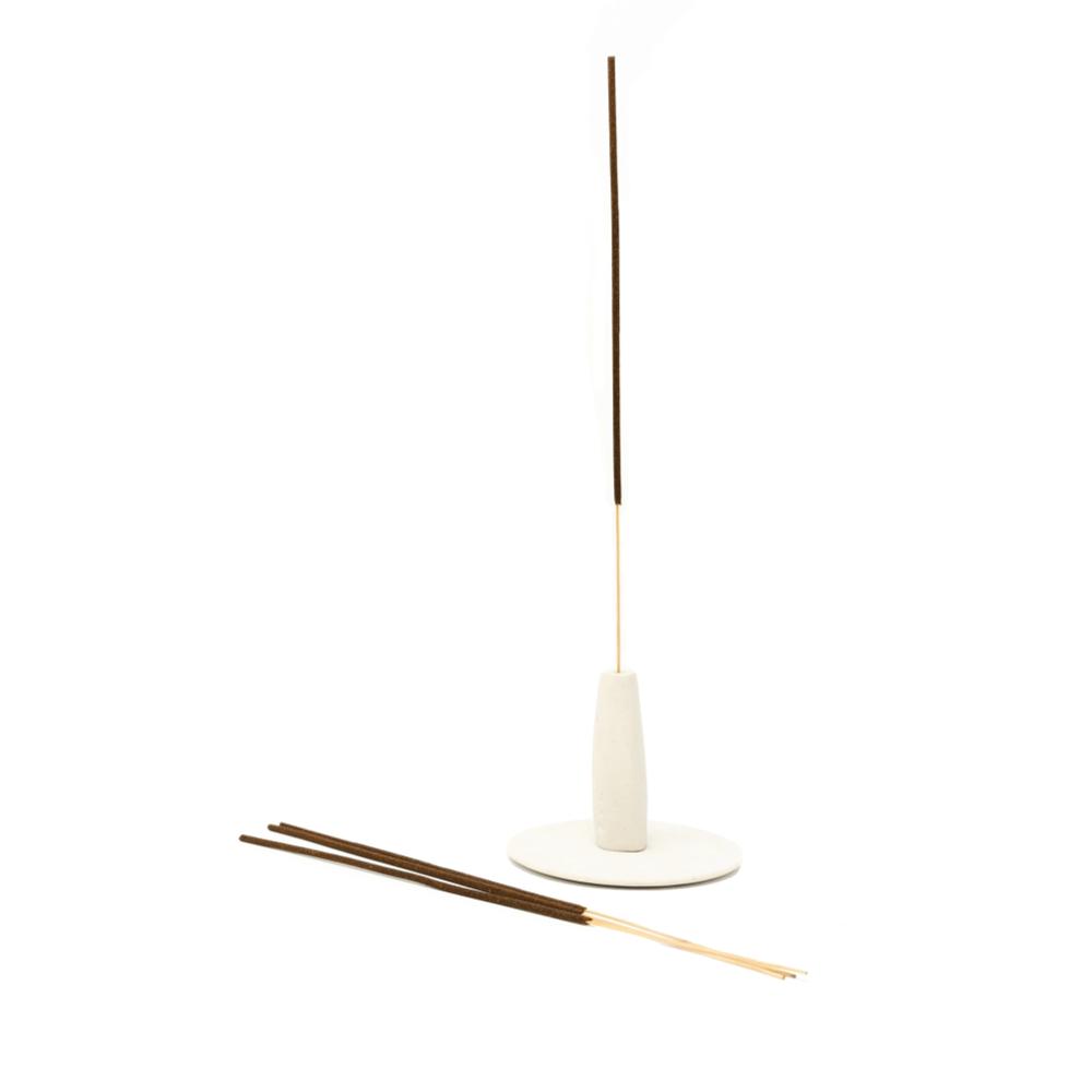 MONOLITH HAND-THROWN CERAMIC INCENSE HOLDER & DISH