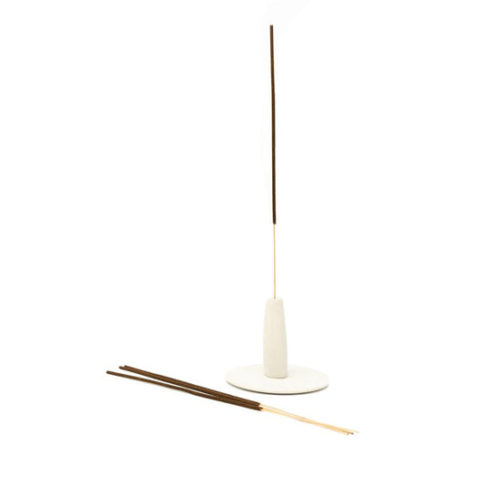 MONOLITH HAND-THROWN CERAMIC INCENSE HOLDER & DISH
